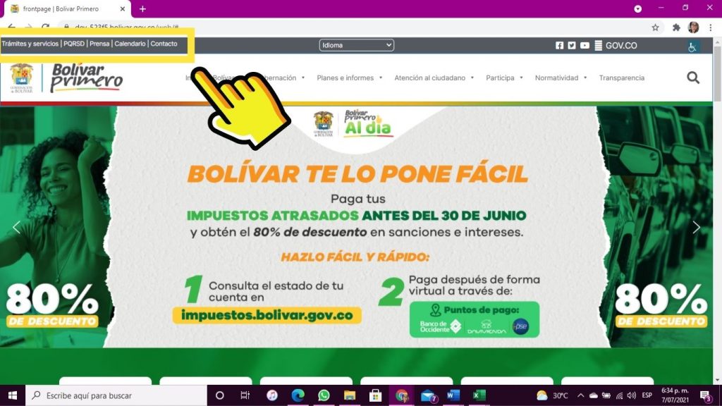 Encabezado