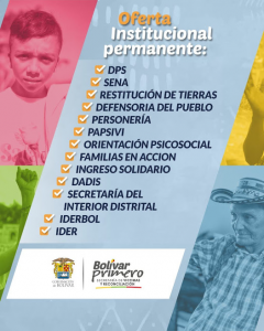 Evento de la Secretaria de víctimas y reconciliación