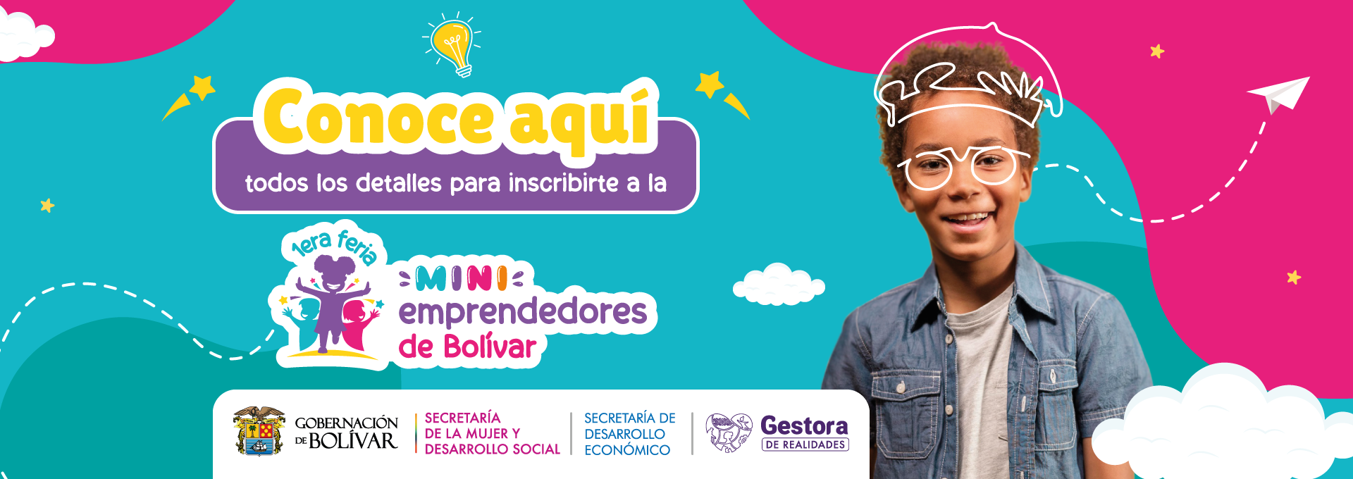 Banner de Inscripción a Mini Emprendedores de Bolívar