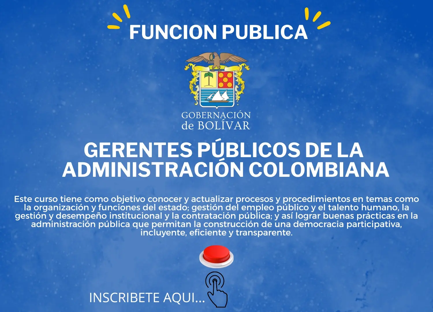 Inducción virtual para gerentes públicos