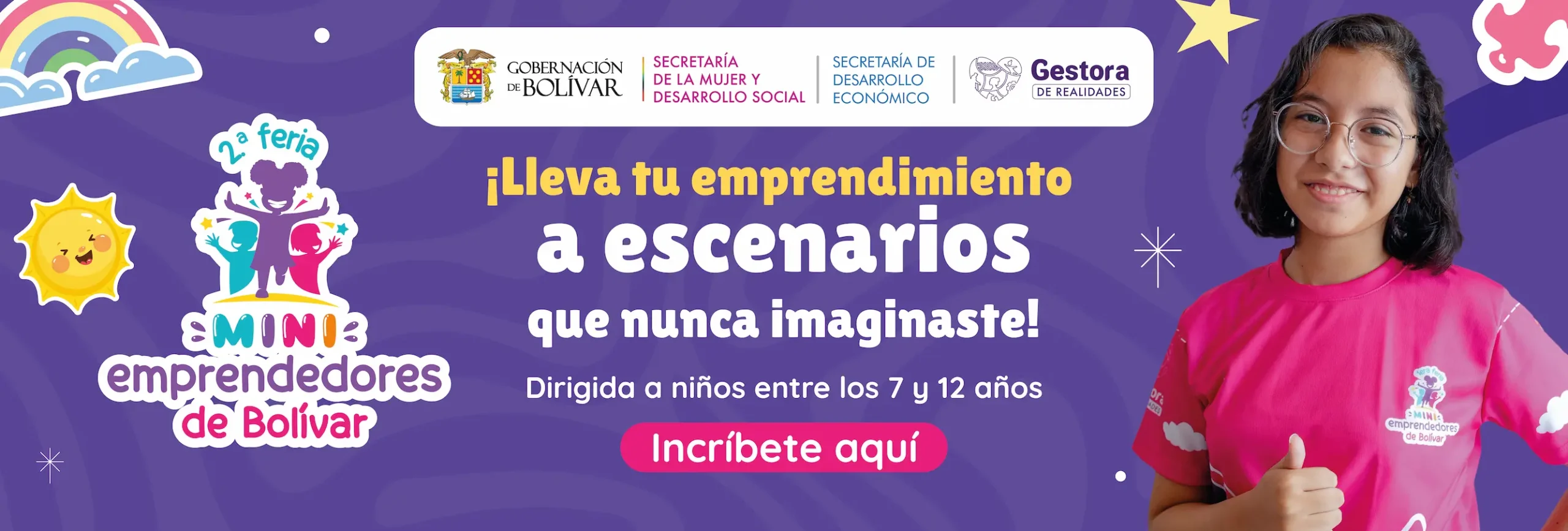 Conoce los detalles para inscribirte en Mini emprendedores Bolívar